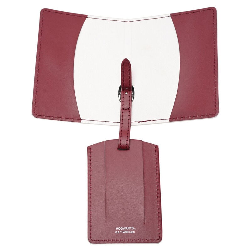 Portapasaportes + etiqueta equipaje Gryffindor Harry Potter