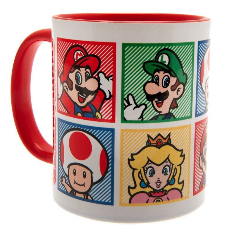 Taza Personajes Super Mario 325ml