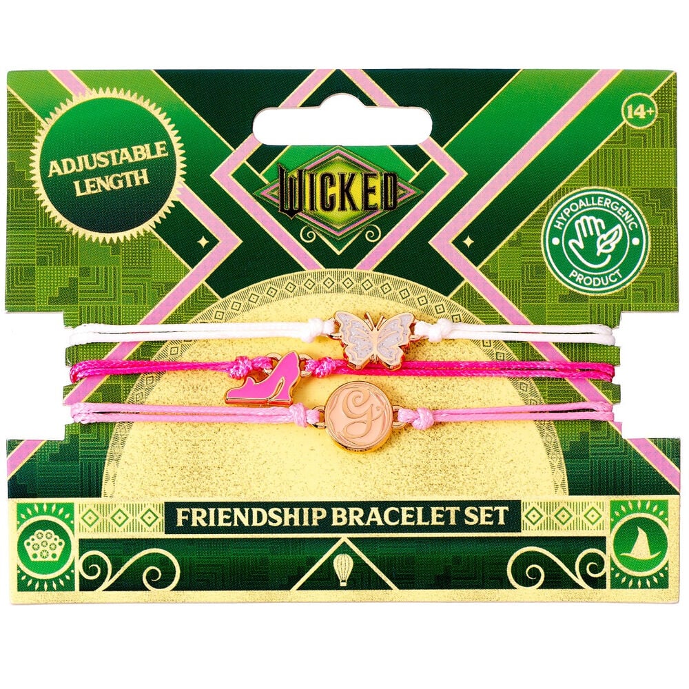 Set 2 pulseras Amistad Glinda Wicked