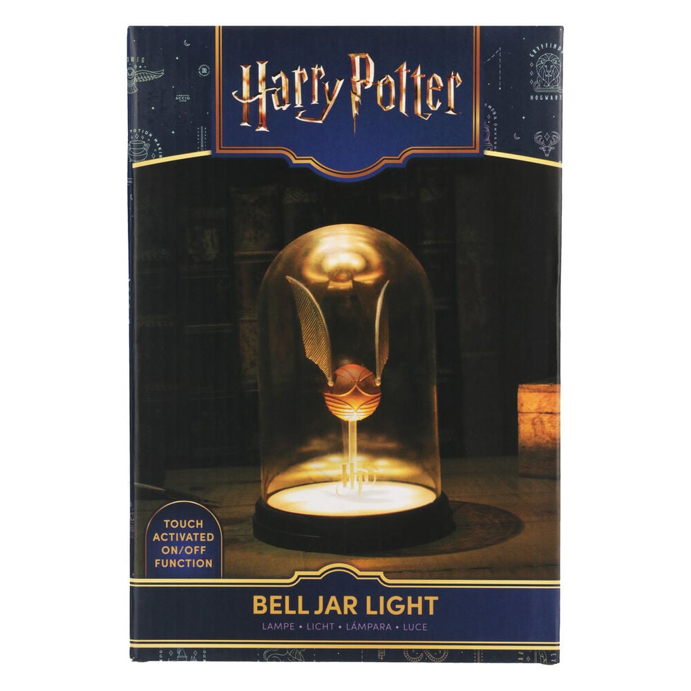Lampara campana Snitch Dorada Harry Potter