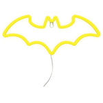 Luz LED neon pared Batman