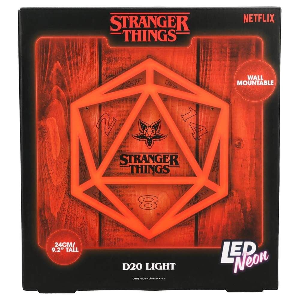 Luz LED neon pared Stranger Things 5