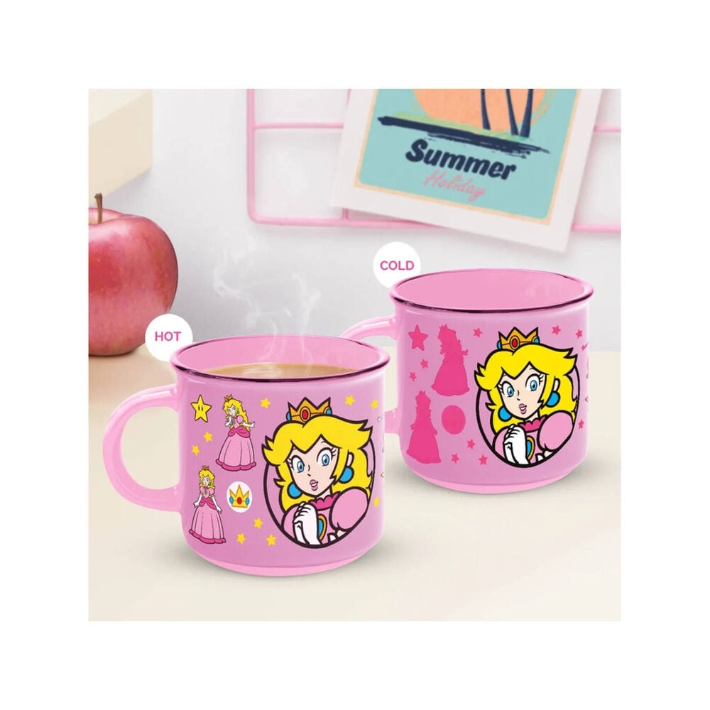 Taza termica Princess Peach Super Mario 350ml