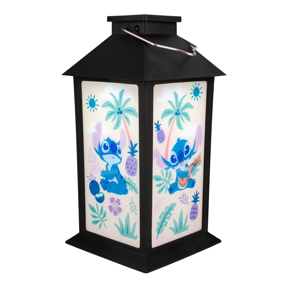 Lampara proyector solar LunaGlo Stitch Disney