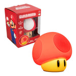 Lampara recargable SquishyGlo Seta Super Mushroom Super Mario Bros