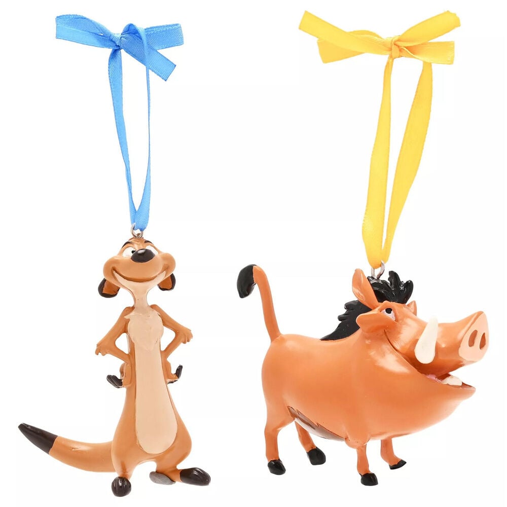 Set 2 Adornos de Navidad El Rey Leon Disney