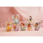Taza cristal flores secas Blancanieves Princesas Disney