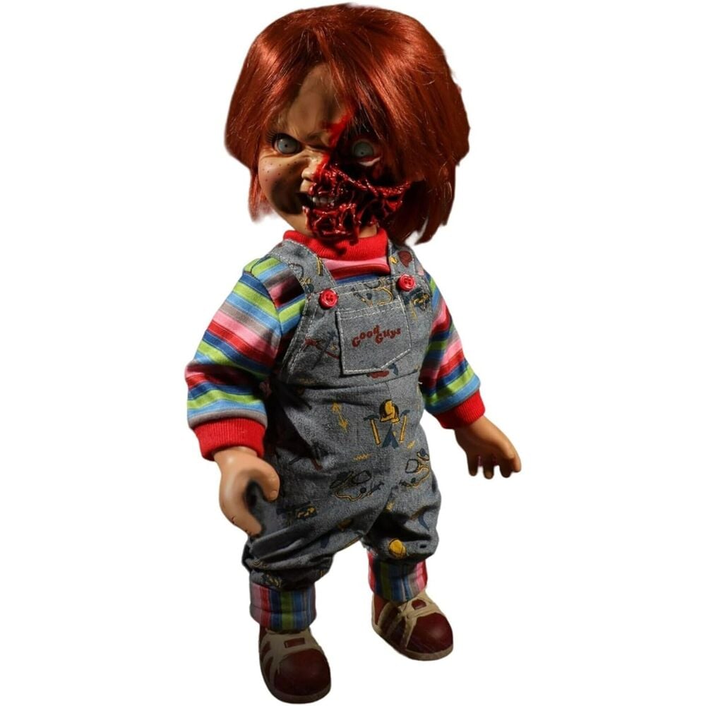 Figura Chucky El Muñeco Diabolico 3 Cara Pizza parlante 38cm ingles