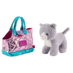 Bolso mano + peluche Rosa gato Coco 28cm