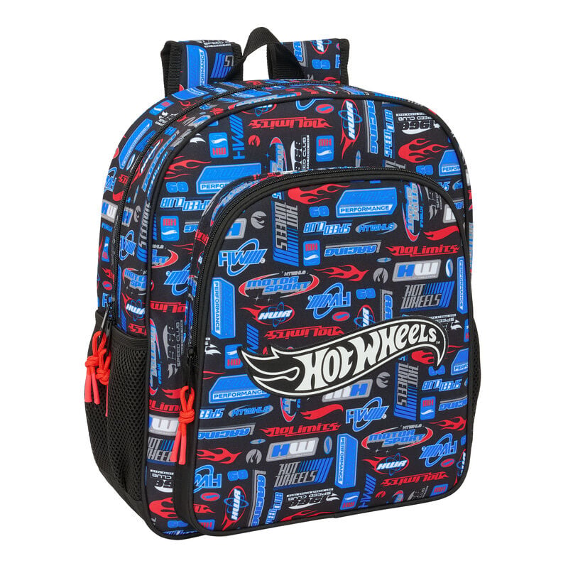 Mochila Hot Wheels 38cm adaptable