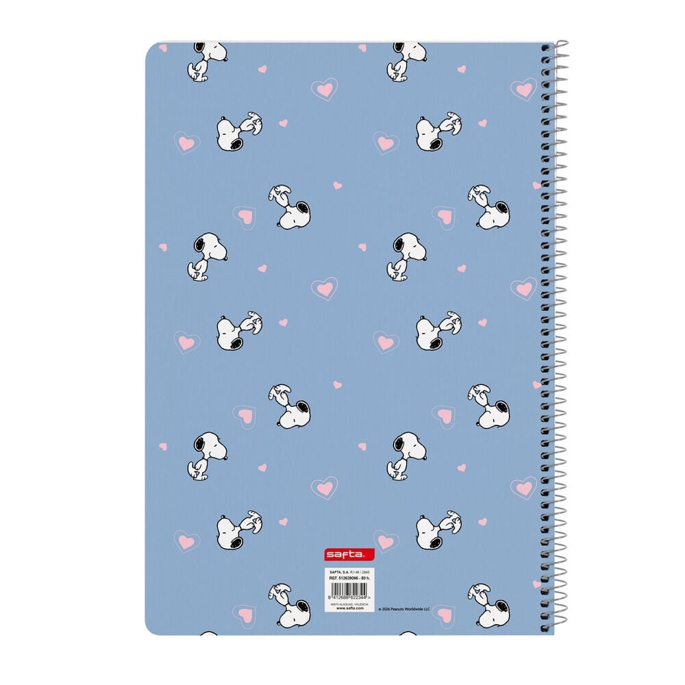 Cuaderno A5 Snoopy