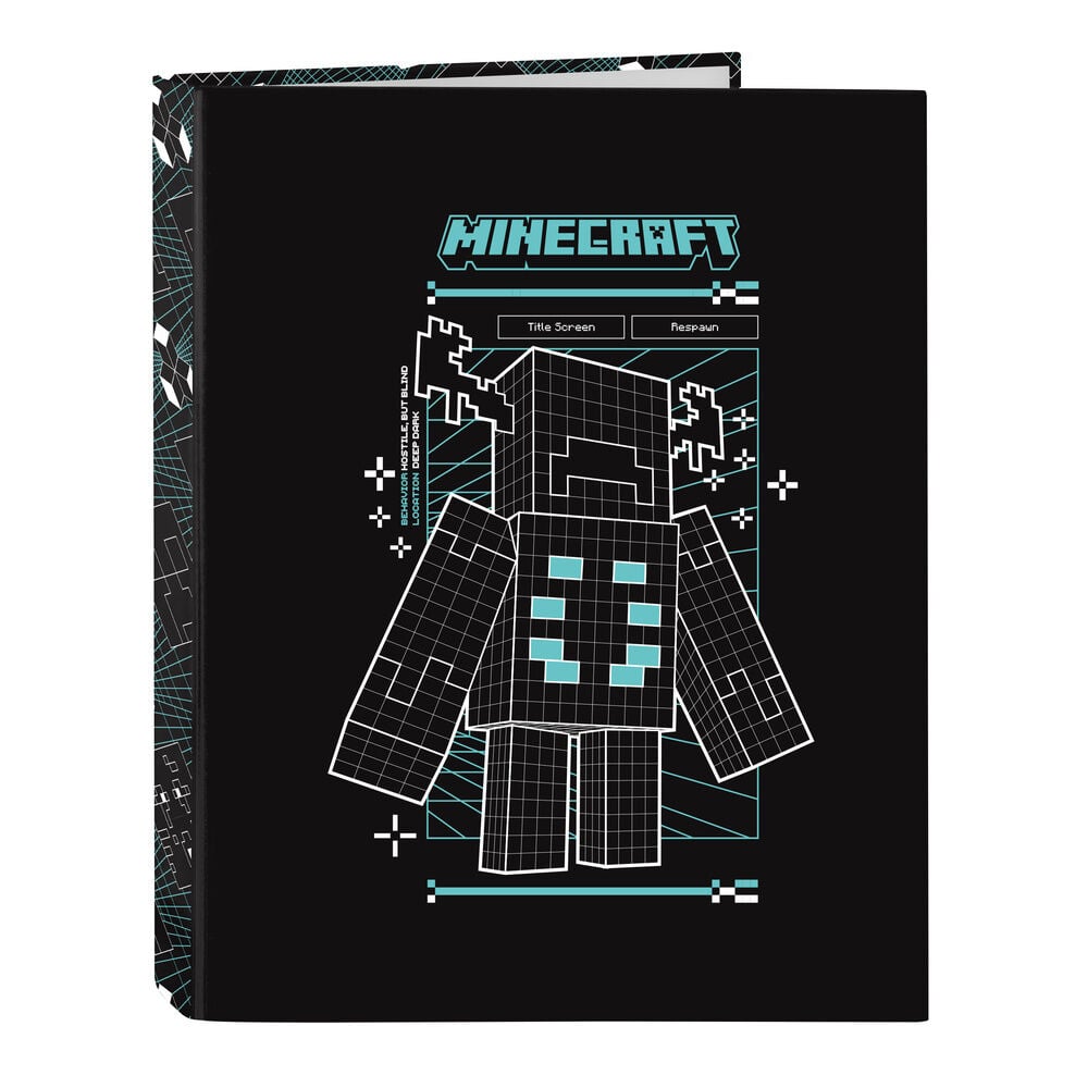 Carpeta A4 anillas Screen Minecraft
