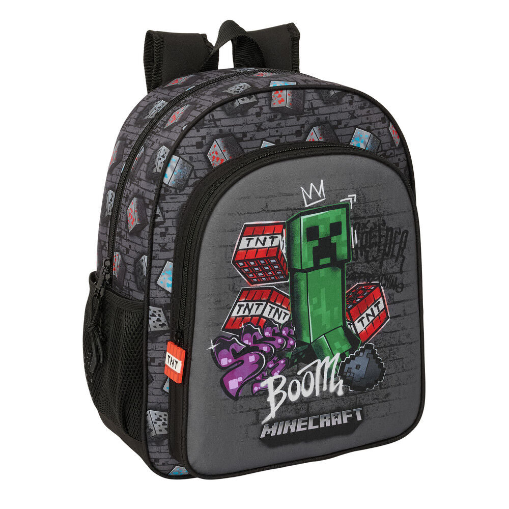 Mochila Graffiti Minecraft 38cm adaptable