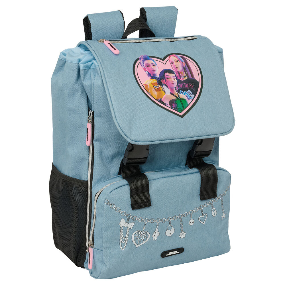 Mochila Huntrix Demon Hunters Kpop 41cm