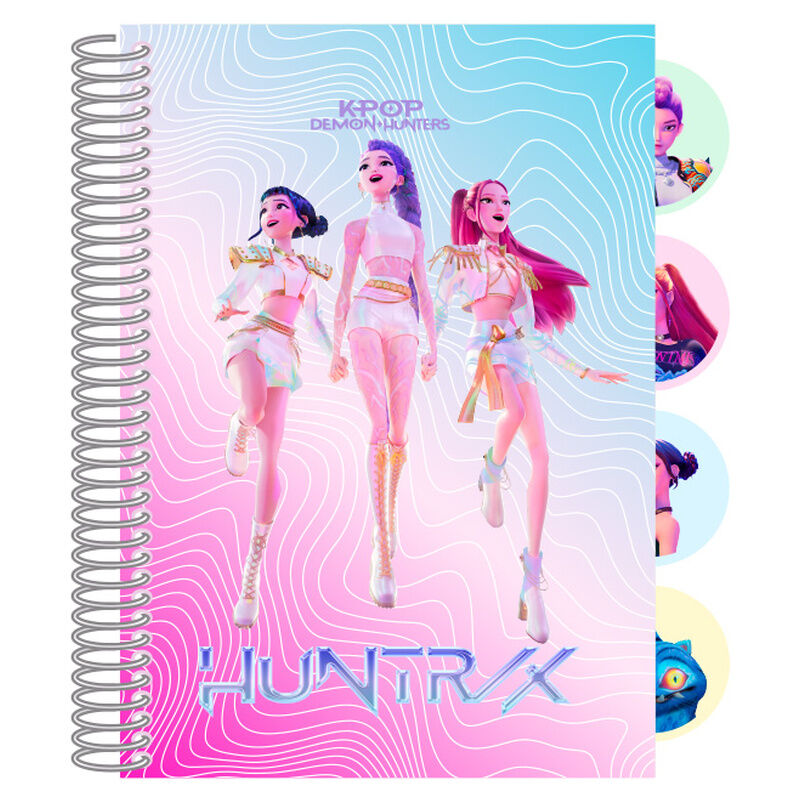 Cuaderno A6 Kpop Demon Hunters