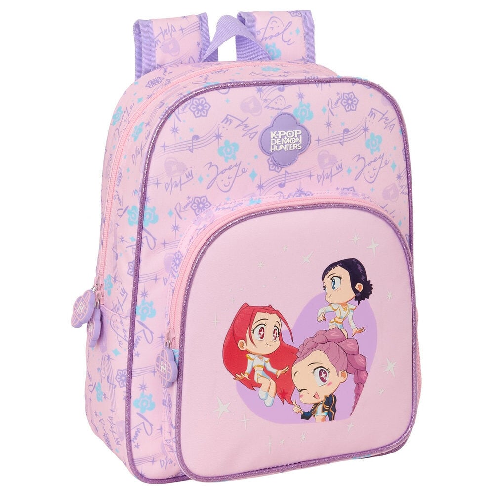 Mochila Chibi Kpop Demon Hunters 34cm adaptable
