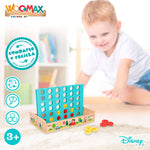 Juego Cuatro en Raya madera Disney