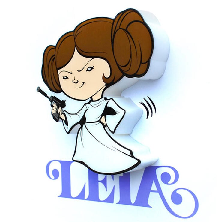 Lampara 3D Light FX mini Leia Star Wars