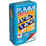 Juego Rummi viaje caja metalica