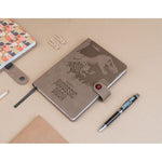Cuaderno A5 premium + boligrafo proyector Jurassic Park