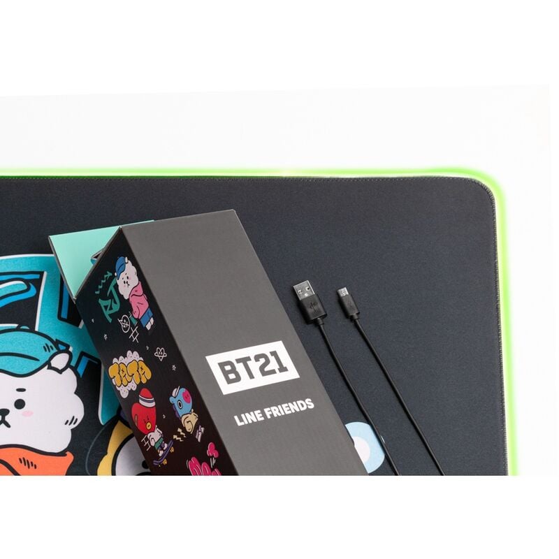 Alfombrilla gaming LED BT21