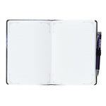 Cuaderno A5 premium + boligrafo proyector Miercoles Addams