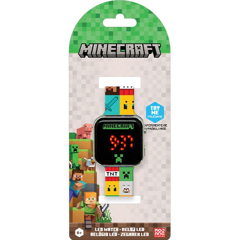 Reloj LED Minecraft