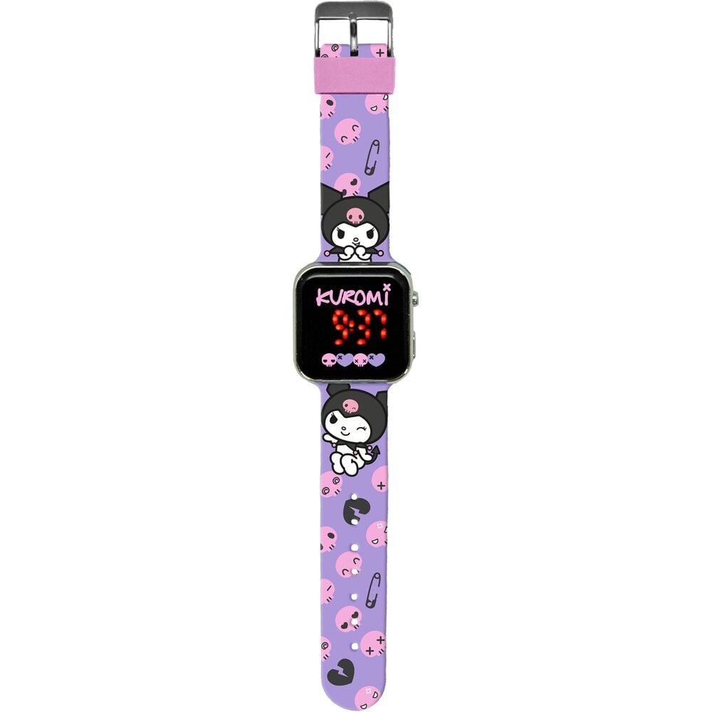 Reloj LED Kuromi Hello Kitty