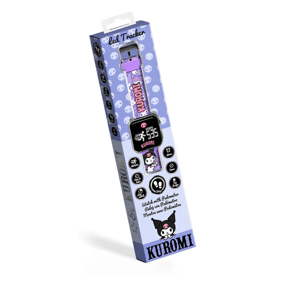 Reloj LED multifuncion Kuromi Hello Kitty