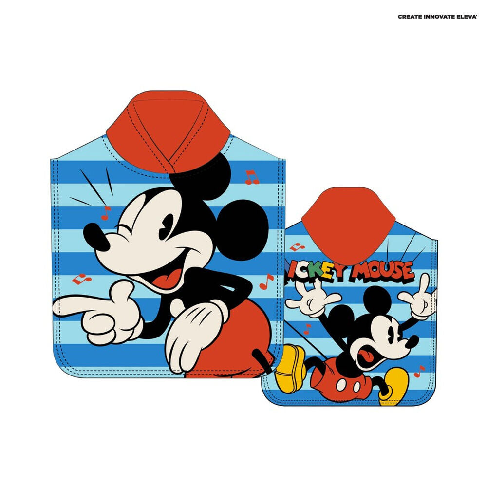 Poncho toalla Mickey Disney microfibra