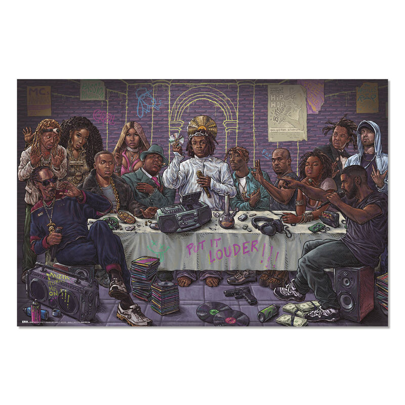 Poster La Ultima Cena Hip Hop