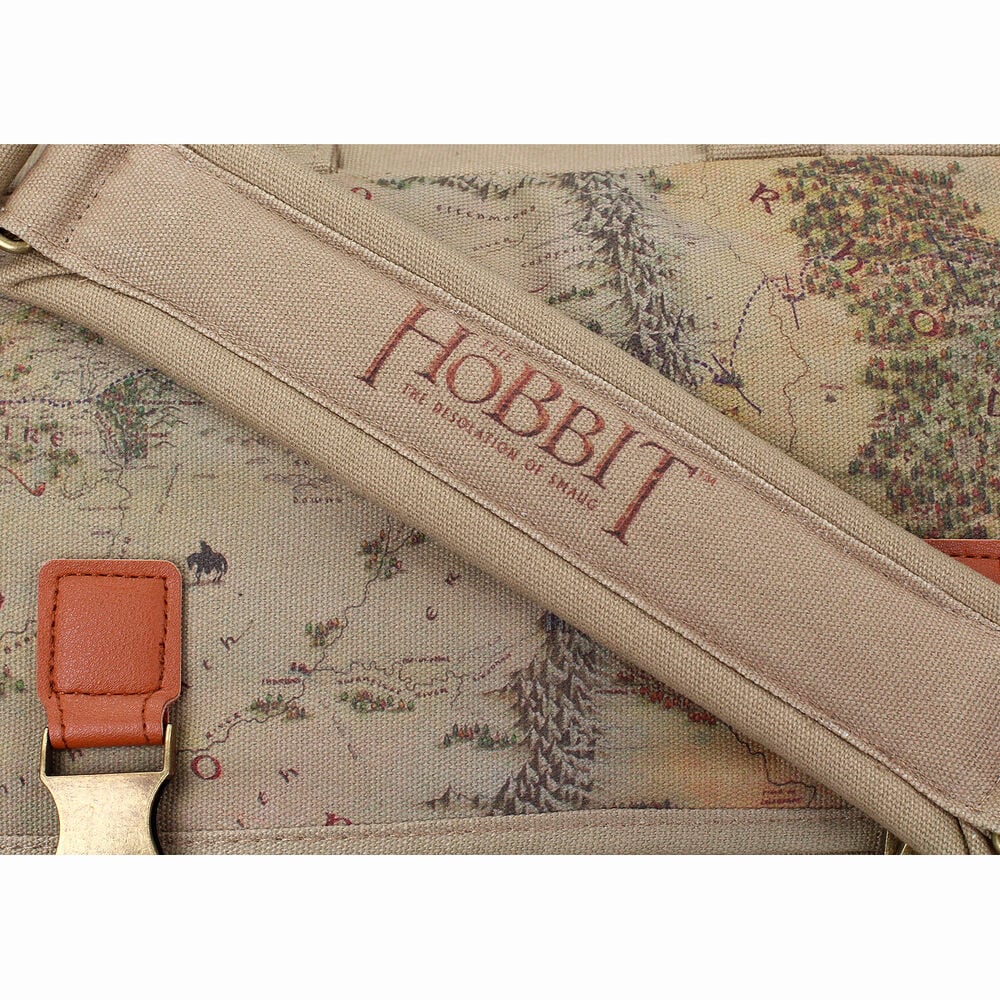 Bolso bandolera tela Mapa Hobbit