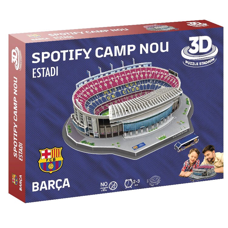Puzzle 3D Estadio Camp Nou FC Barcelona 98pzs