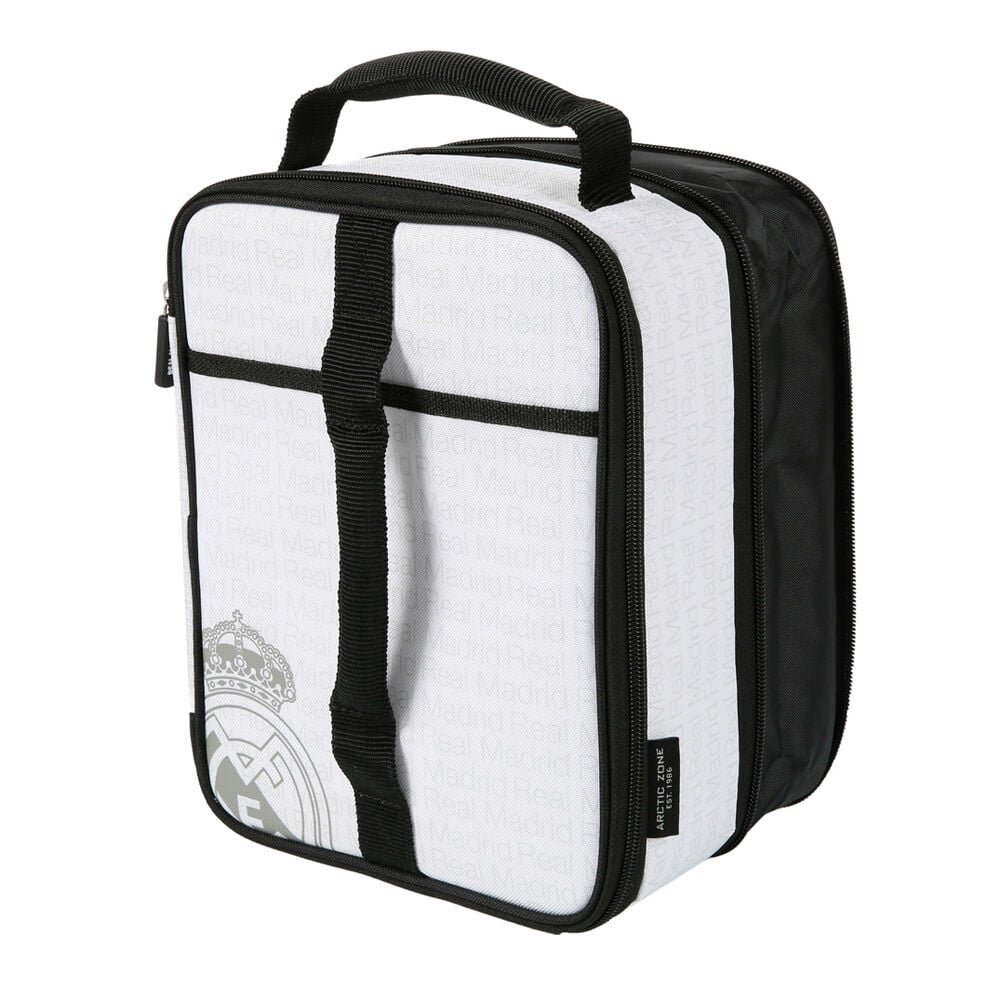 Bolsa porta alimentos termica + tupper Real Madrid