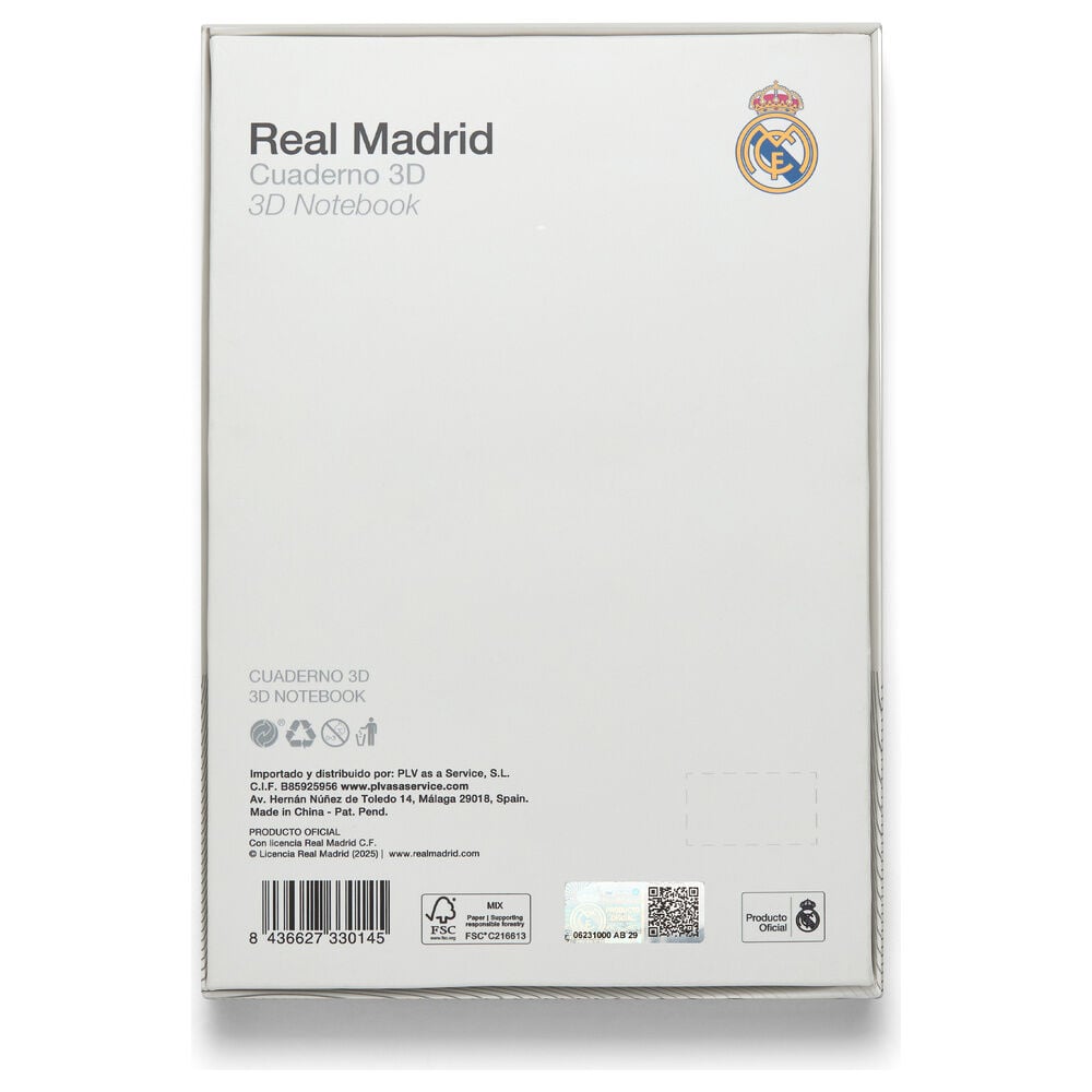 Cuaderno A5 Real Madrid