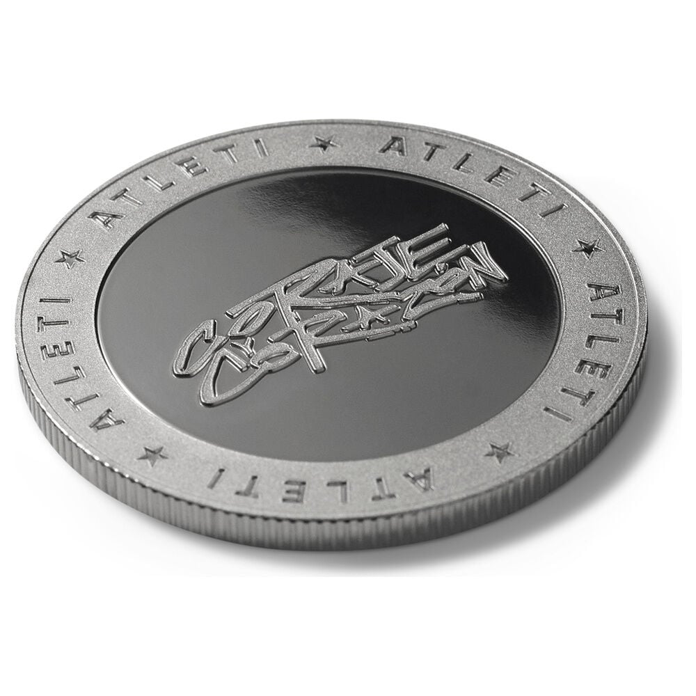 Moneda Coraje y Corazon Atletico de Madrid