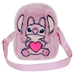 Bolso peluche Corazon Angel Stitch Disney