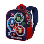 Mochila 3D Assemble Vengadores Avengers Marvel 31cm