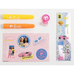 Set papeleria coloreable Barbie
