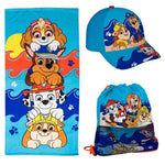 Set toalla + saco + gorra Patrulla Canina Paw Patrol