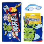 Set toalla + gafas natacion Los Vengadores Avengers Marvel