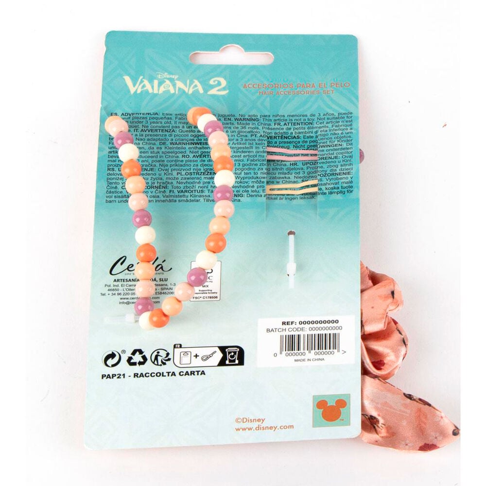 Set belleza accesorios Vaiana Moana Disney