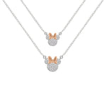 Set 2 Colgantes mama + hija Minnie Disney