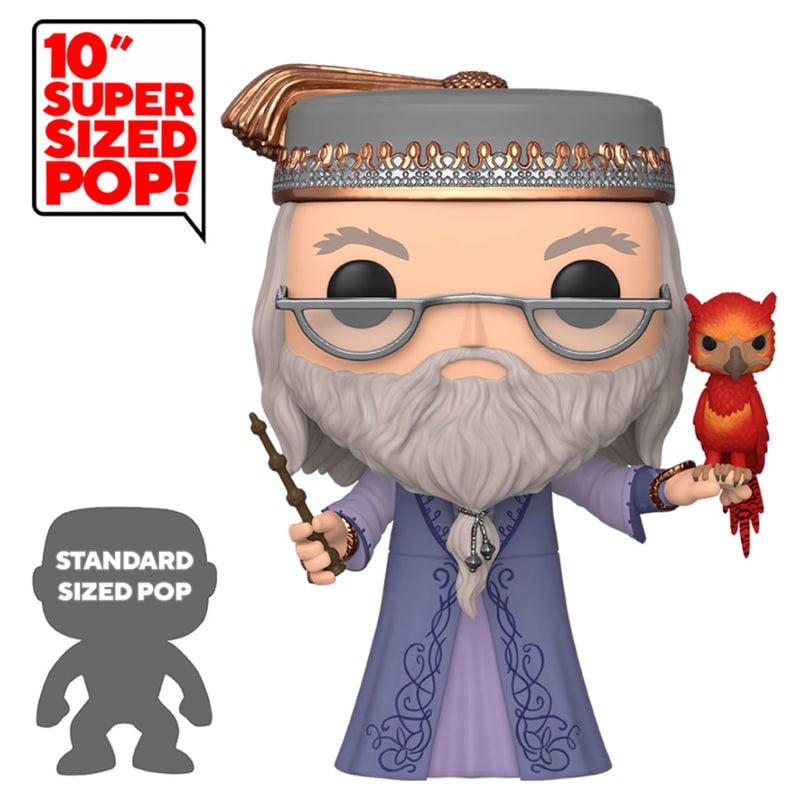 Figura POP Harry Potter Albus Dumbledore with Fawkes 25cm