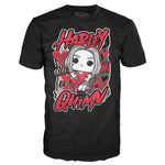 Set figura POP & Tee DC Comics Harley Quinn XL