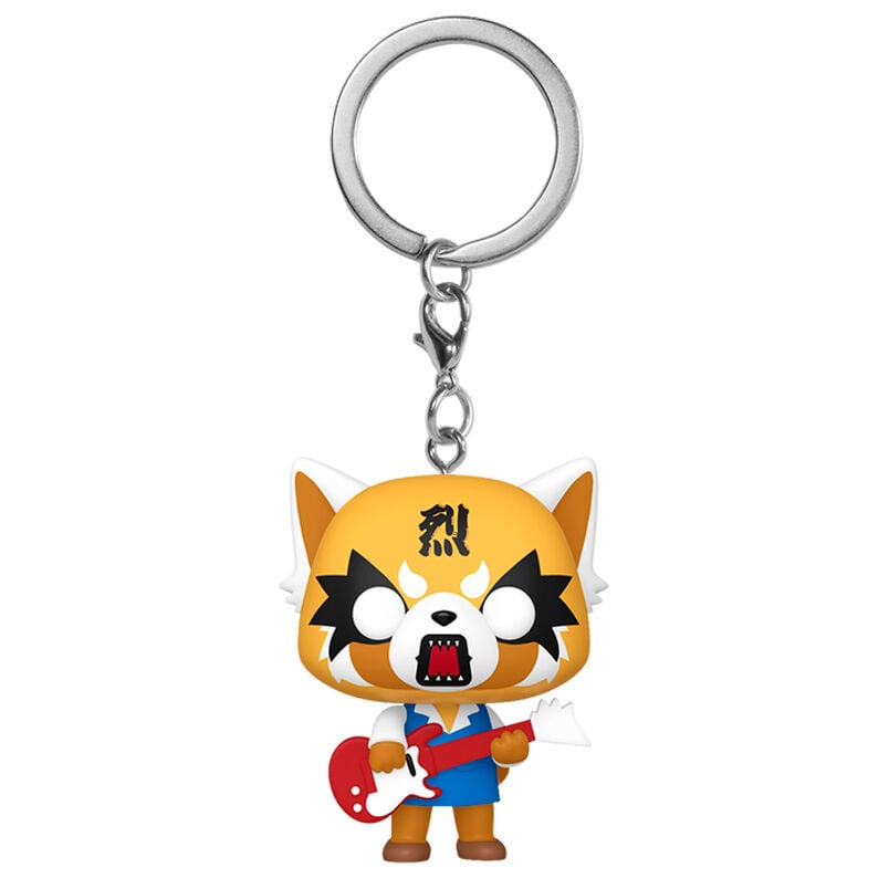 Llavero Pocket POP Aggretsuko - Aggretsuko with Guitar