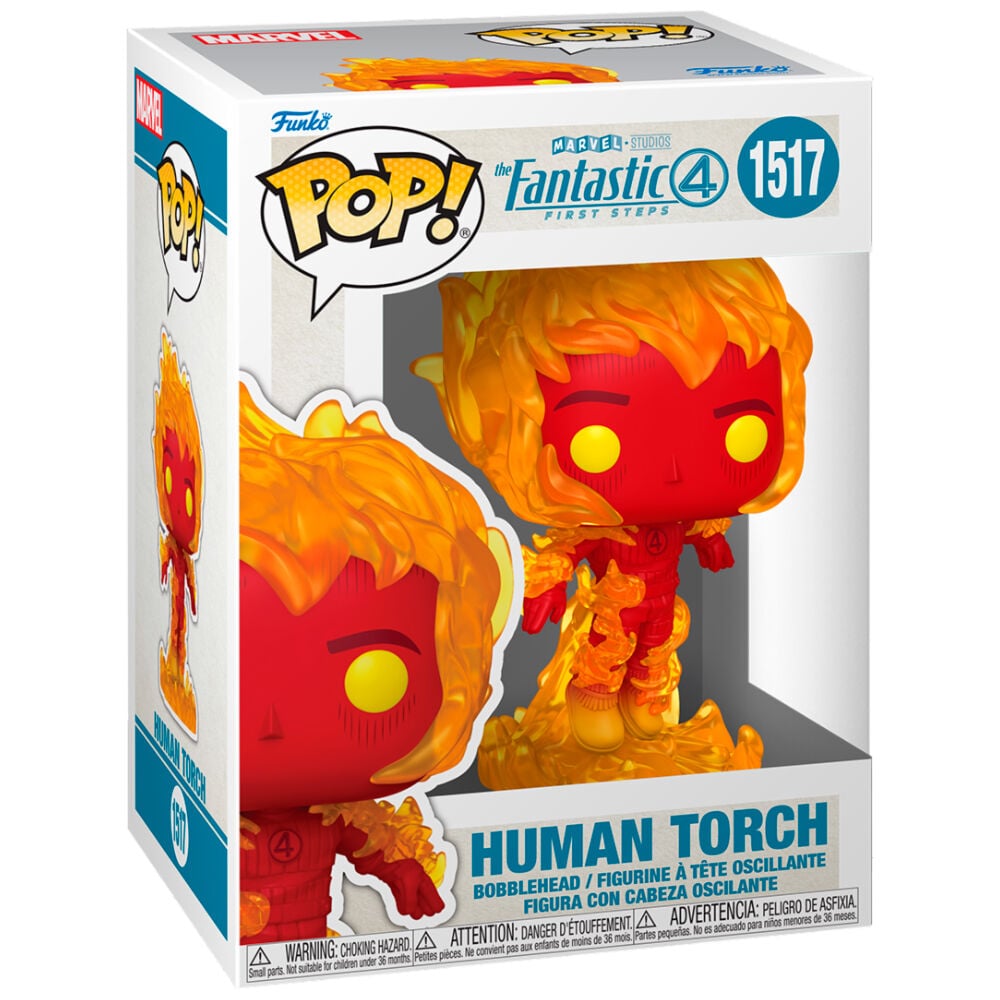 Figura POP Marvel Los 4 Fantasticos Antorcha Humana