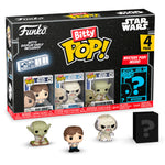 Blister 4 figuras Bitty POP Star Wars Han Solo