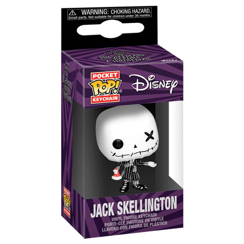 Llavero Pocket POP Disney Pesadilla Antes de Navidad Jack Skellington