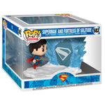 Figura POP Moment DC Comics Superman - Superman and Fortress of Solitude